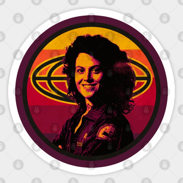 Back Stage Ripley Sticker by CTShirts